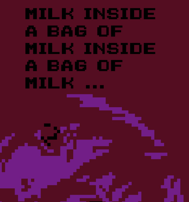Milk Inside a Bag of Milk Inside a Bag of Milk